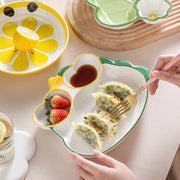 Colorful Ceramic Kids Plates in Fun Shapes – Bunny, Panda, Leaf, Citrus, Cloud & Cartoon Character Dishes for Toddlers and Children