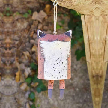 Rustic Animal Wind Chimes - I-Fox