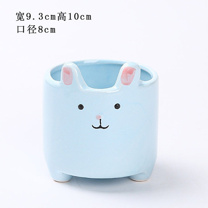 Bunny shaped planter