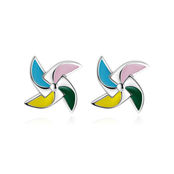 925 Sterling Silver Women Jewelry | Asymmetric Stud Earrings - DS1383 - Jewellery