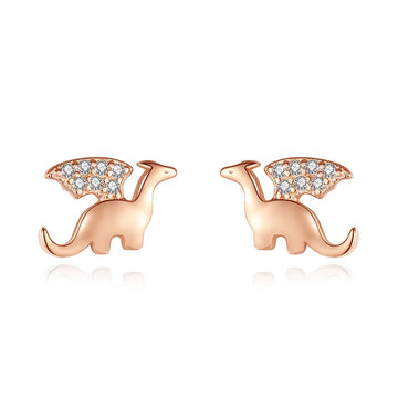 925 Sterling Silver Women Jewelry | Asymmetric Stud Earrings - F182 - Jewellery