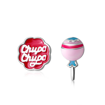 925 Sterling Silver Women Jewelry | Asymmetric Stud Earrings - DS584 - Jewellery