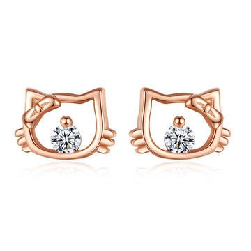 925 Sterling Silver Women Jewelry | Asymmetric Stud Earrings - F92 - Jewellery