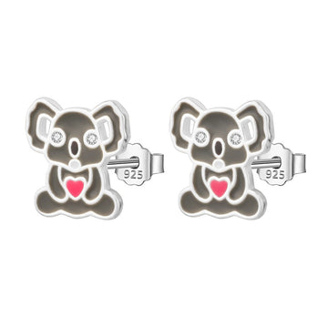 925 Sterling Silver Women Jewelry | Asymmetric Stud Earrings - DK022 - Jewellery