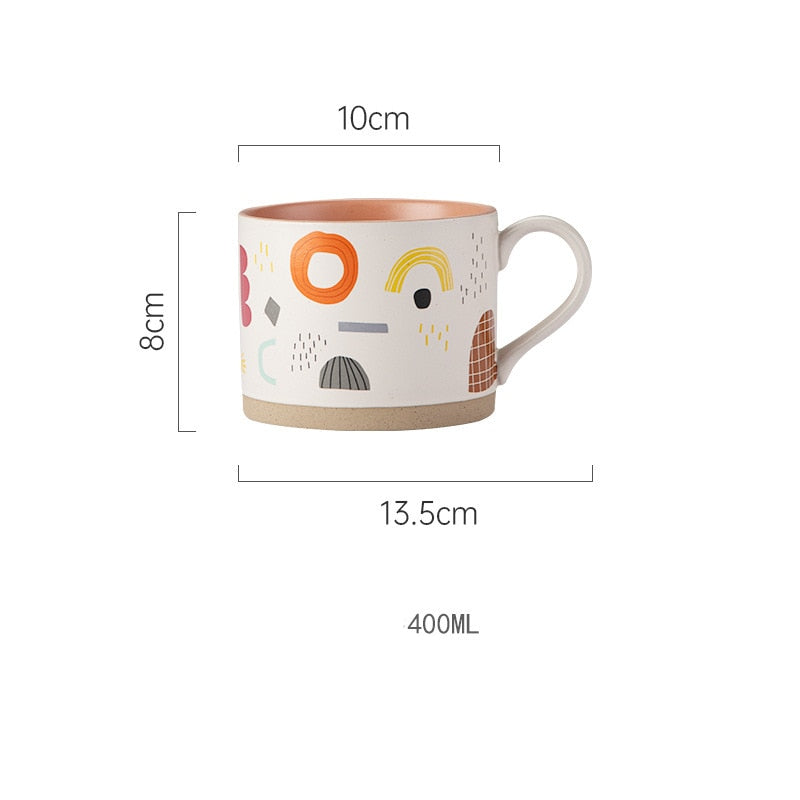 400ML Porcelain coffee mugs