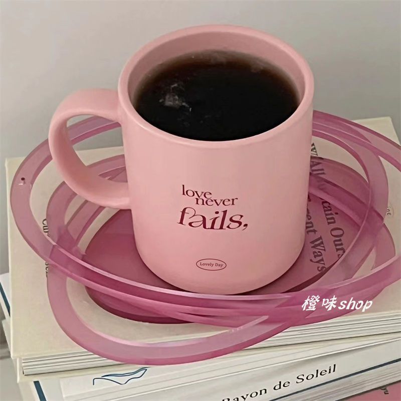 Pink Matte Ceramic Mug | 300ml coffee mugs