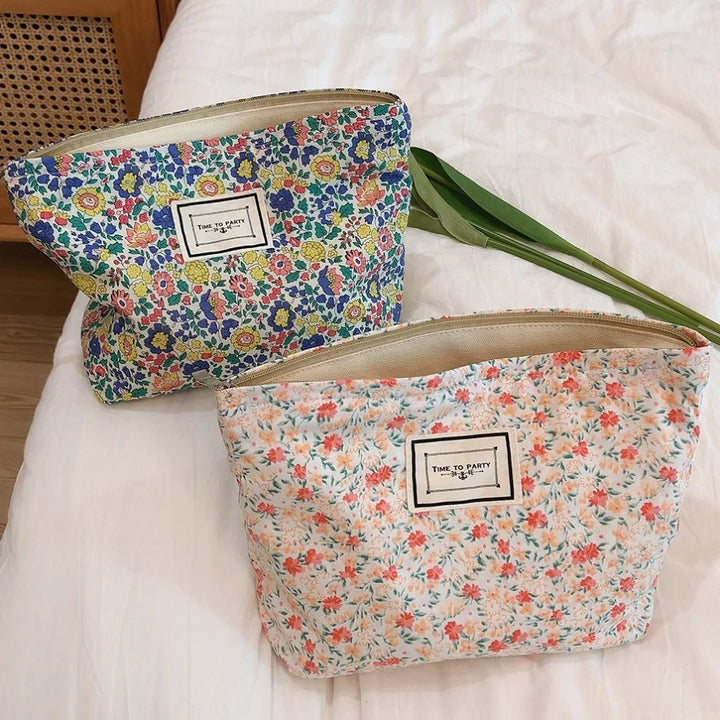 Large Cotton Cosmetic Case