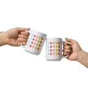 White glossy tea mug