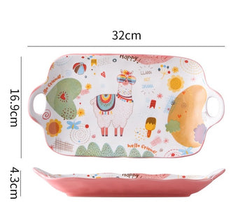 Ceramic Tableware | Pink tableware - Pink - Home decor