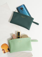 leather cosmetic bag