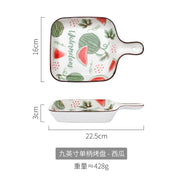 cute ceramic baking tray