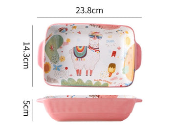 Ceramic Tableware | Pink tableware - Purple - Home decor