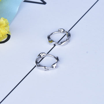 Delicate silver earrings | Dainty silver earrings - silver 6 - Jewelery
