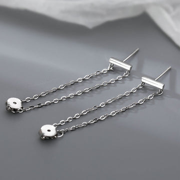 Delicate silver earrings | Dainty silver earrings - Jewelery