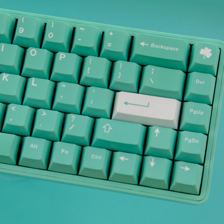 129 Keys green keycaps set | Cherry profile keycaps set | Mechanical keyboard