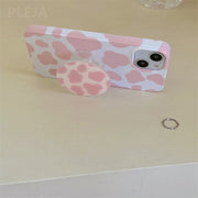 Cute Pink Leopard Phone Case For iPhone 14