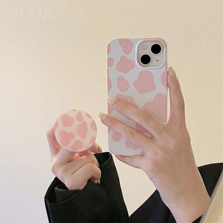 Cute Pink Leopard Phone Case For iPhone 14