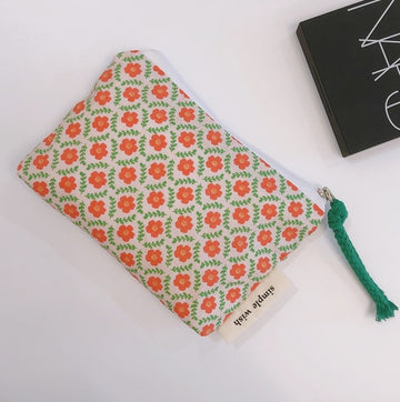 leather cosmetic bag typed