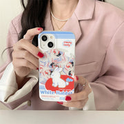 Kawaii White Rabbit iPhone Cases for IPhone 11 12 13 14 Pro Max