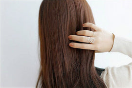 925 sterling silver triangle minimalist ring