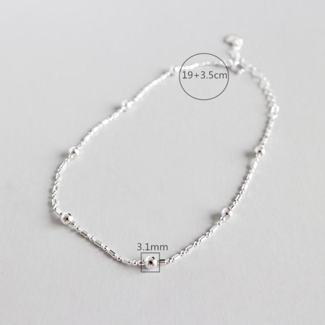 925 sterling silver anklet bracelet d