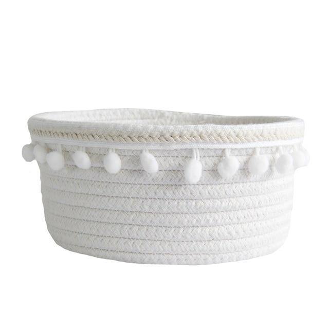 white waterproof storage basket w / united states