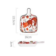 cute ceramic baking tray