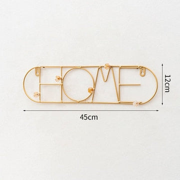 metal golden hook wall golden-home