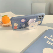 iphone case with cute bear holder