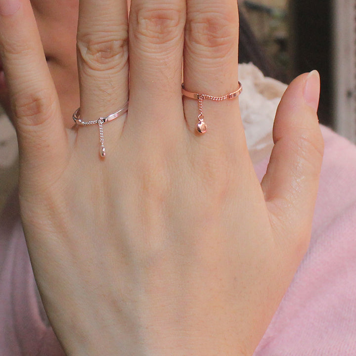 925 sterling silver open rings for women