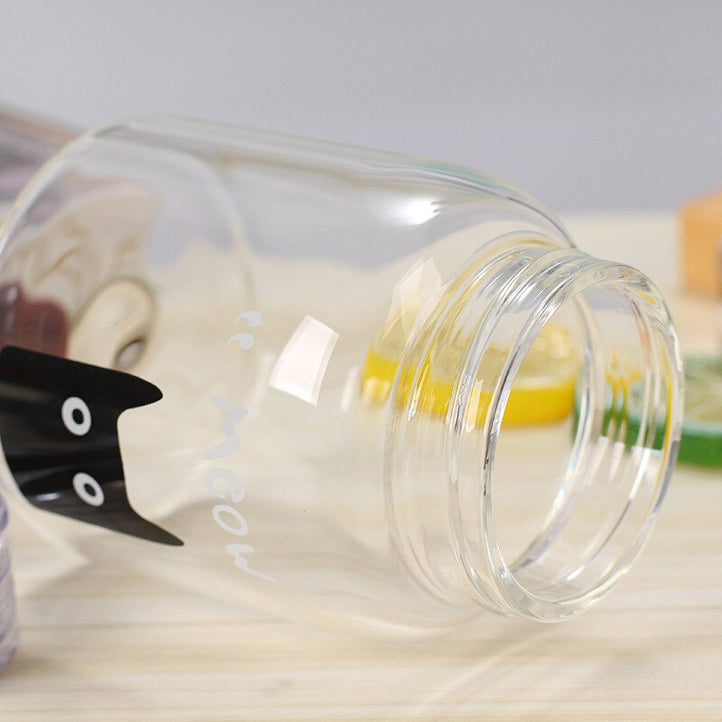 cute glass water tumbler