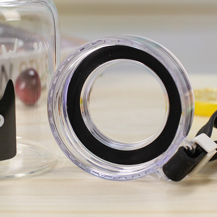 cute glass water tumbler