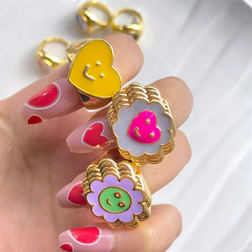 stainless steel chunky rings