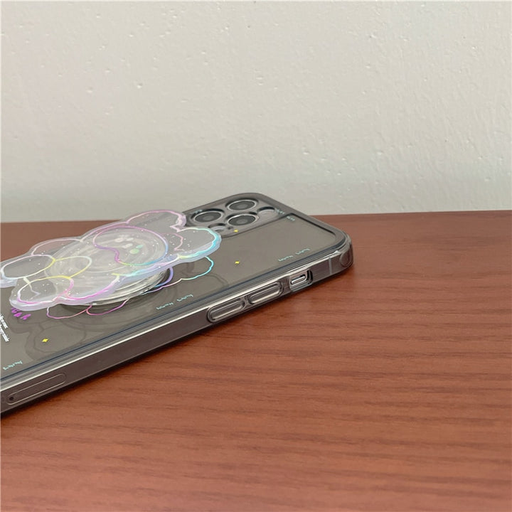 iphone case with clear bear holder