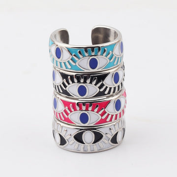 enamel engrave cute friendship ring