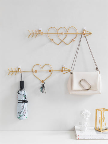 metal golden hook wall