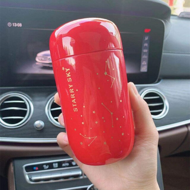 small thermos bottle | 200ml cute thermos bottle 200ml / red
