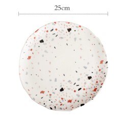 Terrazzo diner plate