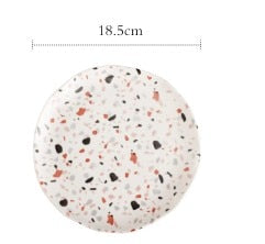 Terrazzo diner plate