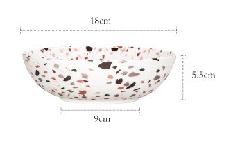 Terrazzo diner plate 