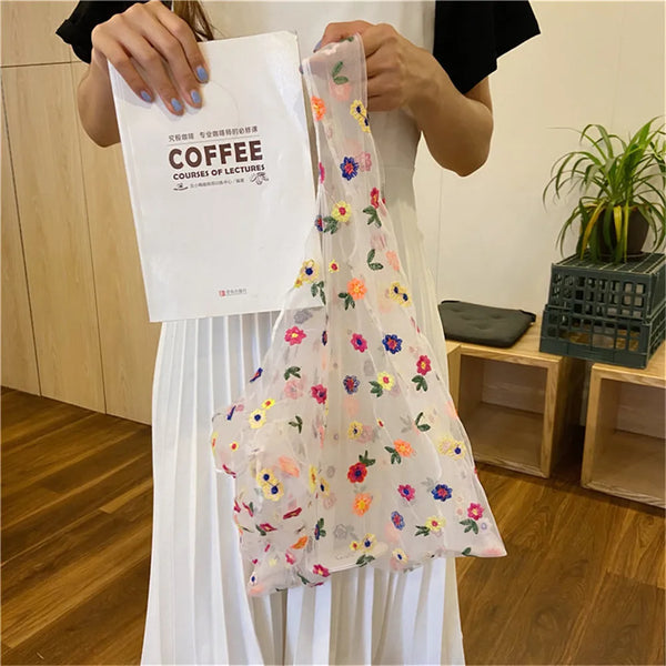Mesh shopping bag - tote bag