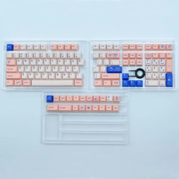 Pink keycaps set - English version
