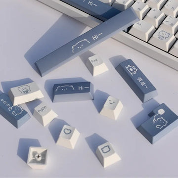 PBT Keycaps 134 Keys | Cherry profile | Mechanical keyboard - English - Mechanical keyboard