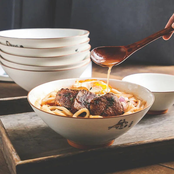 Large ramen bowl