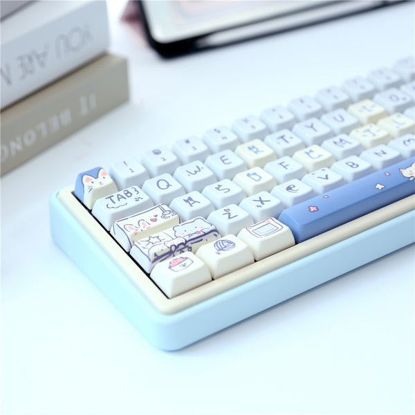 Blue keycaps set