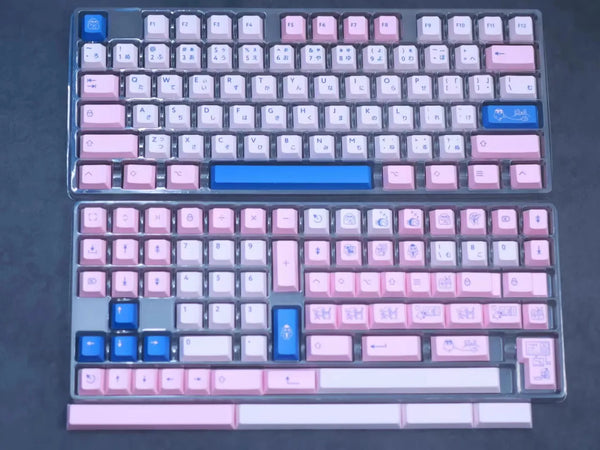 Pink keycaps set