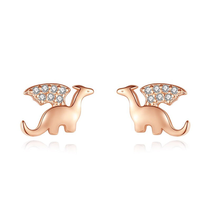 925 Sterling Silver Women Jewelry | Asymmetric Stud Earrings - F182 - Jewellery