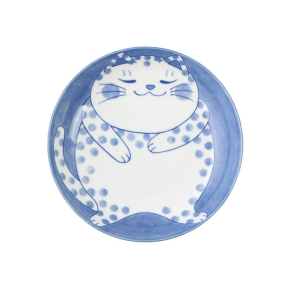 Cute Cat Ceramic Plate and Bowl