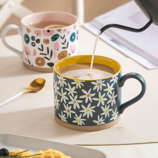 Ceramic coffee mugs