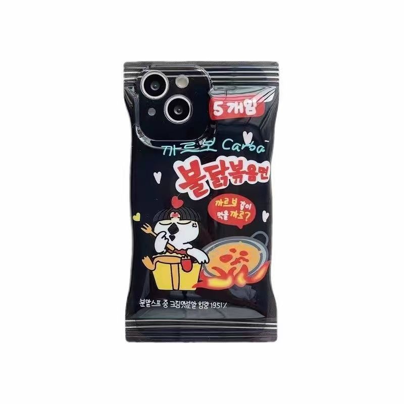 Korean Turkey Noodles Phone Case For iPhone 14 13 12 11 Pro XS MAX XR 7 8 Plus SE2020